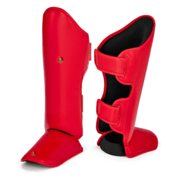 Premium Shin Guards – Red, Black & Grey | Ultimate Protection & Comfort