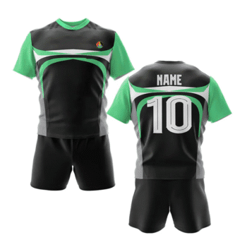 Premium Rugby Uniforms – Green, Yellow, & Purple | Sustainable & High Performance Apparel