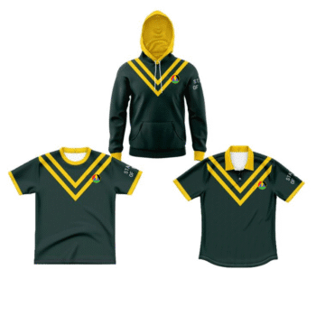 Rugby Uniform Shirt & Hoodie Set – Sporty Comfort Combo